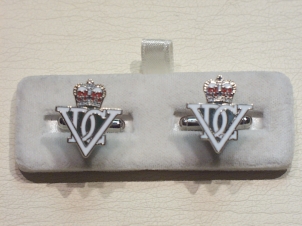 5th Inniskilling Dragoon Guards enamelled cufflinks - Click Image to Close